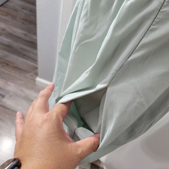 Clarisbelle shoulder tie cute mint green dress - Picture 12 of 13